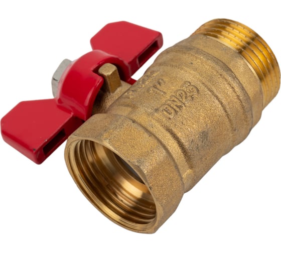 Шаровой кран ProfECO 1 ВР-НР, муфтовый, бабочка, Ду25, Ру20 11Б27п1 PE-1FMB