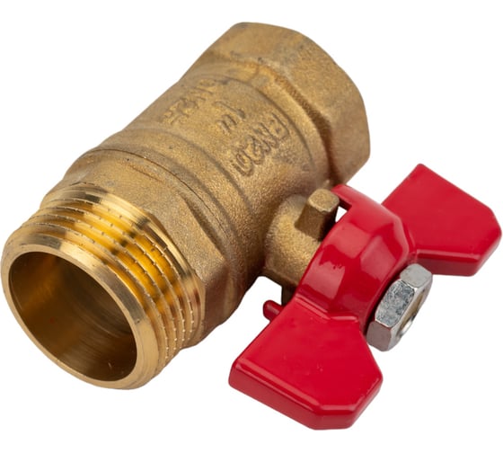 Шаровой кран ProfECO 1 ВР-НР, муфтовый, бабочка, Ду25, Ру20 11Б27п1 PE-1FMB