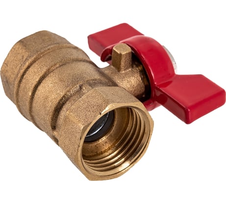 Шаровой кран ProfECO 1/2 ВР-ВР, муфтовый, бабочка, Ду15, Ру20 11Б27п1 PE-12FFB