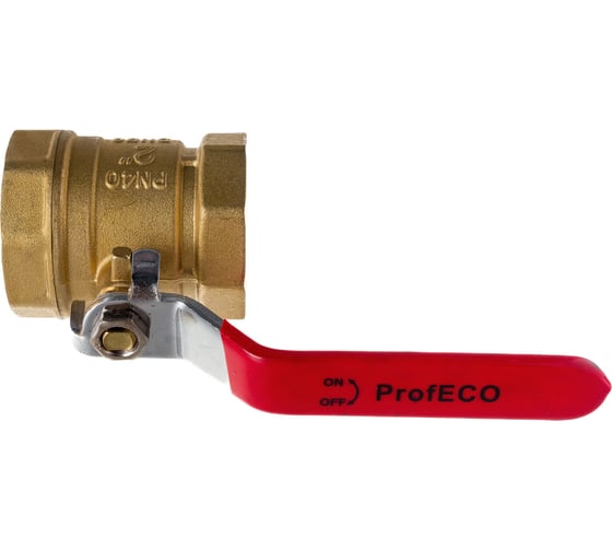 Шаровой кран ProfECO 2 ВР-ВР, муфтовый, ручка, Ду50, Ру40 11Б27п1 PE-2FFL