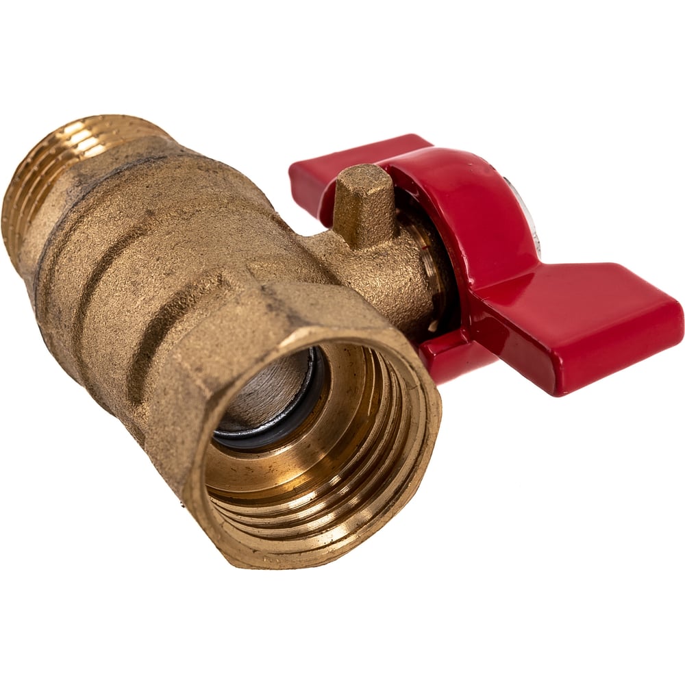 Шаровой кран ProfECO 1/2 ВР-НР, муфтовый, бабочка, Ду15, Ру20 11Б27п1 ...