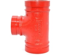 Тройник GROOVEX GROOVED REDUCING TEE 2 1/2x2 - 76x60 мм TPM7660