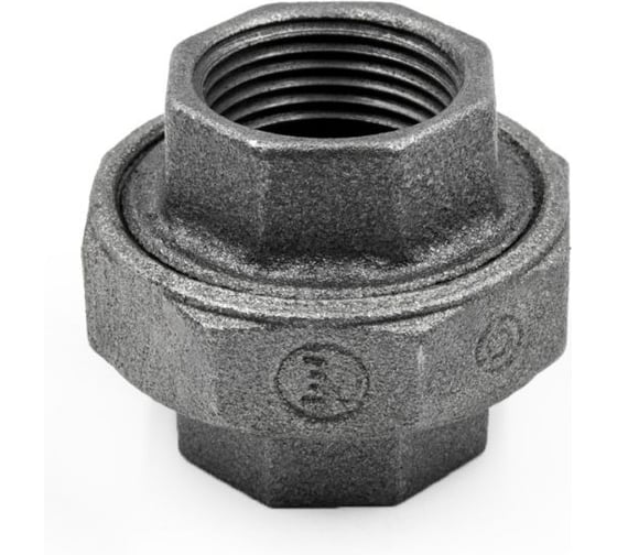 Американка AV Engineering под конус 1 1/2 вн.-вн., чугун черный, AVEC541000112 1