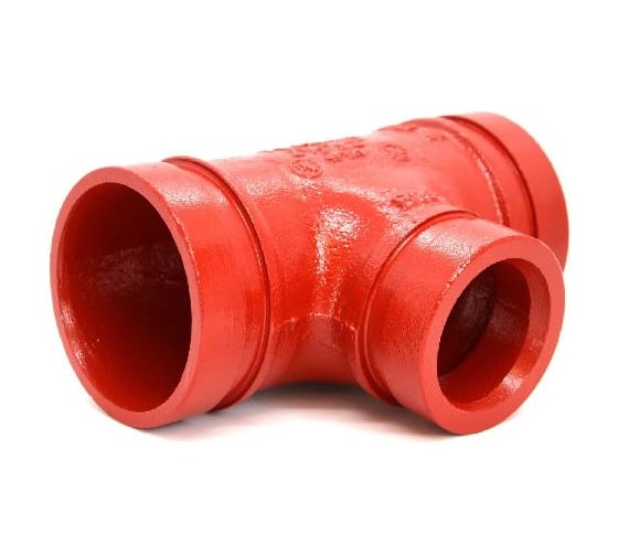 Тройник GROOVEX GROOVED REDUCING TEE 2 1/2x1 1/4 - 76x42mm TPM7642