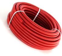 Труба гофрированная Heisskraft CorrugatedPipe 25мм, 50м, красный 14524161