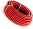 Труба гофрированная Heisskraft CorrugatedPipe 34мм, 50м, красный 14534251 1