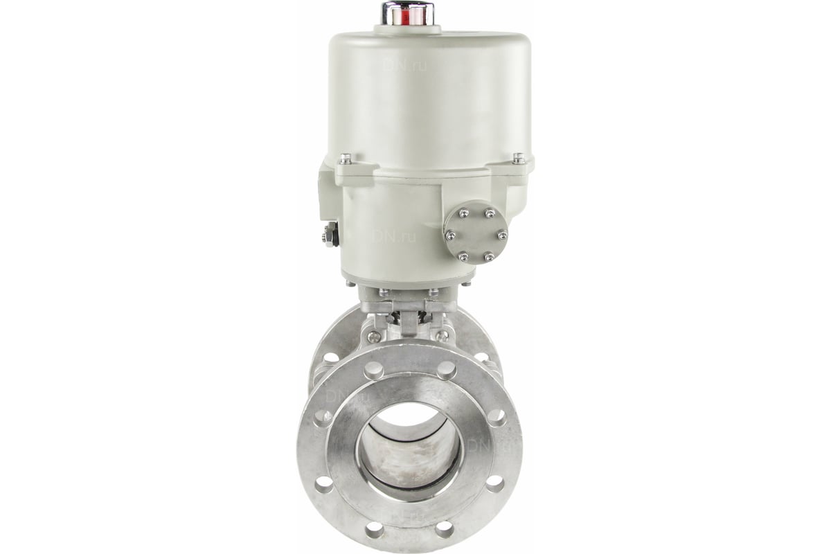 Шаровой кран DN.ru КШФП Ду80 Ру16 электропривод ГЗ-ОФ-120/7М 220В D160 ...