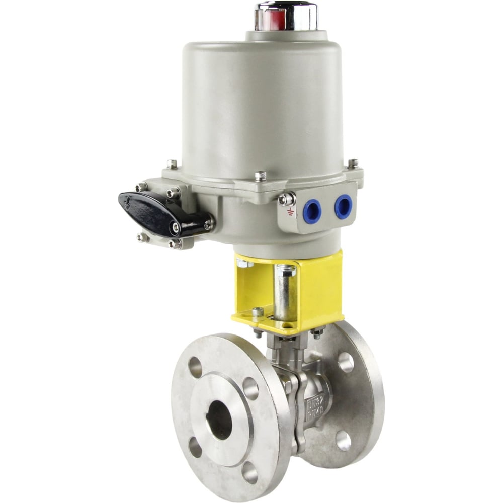 Шаровой кран DN.ru кшфп.316.200 ду40 ру40 электропривод гз-оф-80/21к ...