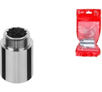 Удлинитель усиленный AV Engineering 1 вн.-нар., 40 мм, хром AVE301033