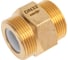 Клапан обратный латунный Апогей DN32-PN10-G1 1/4-ЦЦ 210016 2