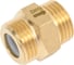 Клапан обратный латунный Апогей DN15-PN10-G1/2-ЦЦ 4 шт 211013 1