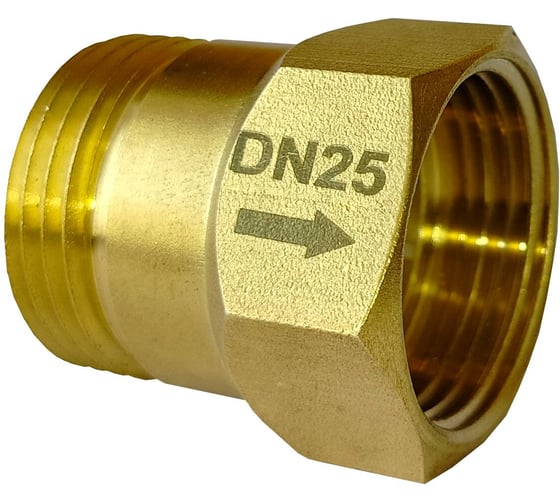 Клапан обратный латунный Апогей DN25-PN10-G1-МЦ 210003 1