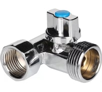 Шаровой кран ООО ПКФ Сварком 1/2x3/4x1/2 3/х проходной, для подключения ст.приборов BV.462.040504 (1 шт.) СанТех s021010