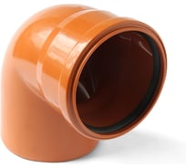 Отвод для наружной канализации Valfex 87.5 град, 160мм, рыжий 30101160