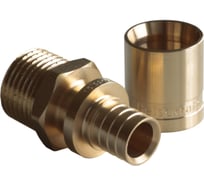 Муфта переходная с надвижной гильзой Heisskraft 16x1/2" НР 411201615