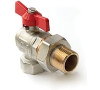 Кран шаровый ООО ПКФ Сварком д=15 б г/ш угловой (американка) (1 шт) s032581