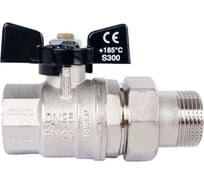 Кран шаровый ООО ПКФ Сварком д=20 б г/ш (американка) полный проход (1 шт) s028048