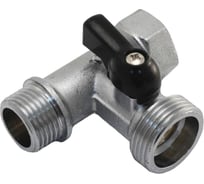 Кран шаровый ООО ПКФ Сварком 1/2x1/2x3/4 гшш ,трехпроходной (1 шт) s032509