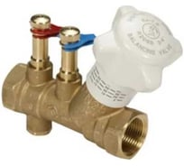 Клапан балансировочный статический Giacomini R206B, 1 1/2, ВР, с измерит. штуцерами, со сливом GIA R206BY007