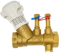 Клапан балансировочный статический Giacomini R206B, 3/4, ВР, с измерит. штуцерами, со сливом GIA R206BY004