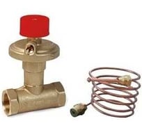 Клапан балансировочный, автоматический, компактный Giacomini R206C-1, 3/4, ВР, 5-30 кПа, с импульсной трубкой 1 м GIA R206CY224