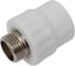 Муфта PP-R бел комб 25х1/2 НР Gigant GPM-25X12НР 1
