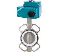 Затвор DN.ru 316-316-PTFE-2W-Fb Ду150 Ру16, 1/4-оборотный электропривод QT2-030 220В D050-70449