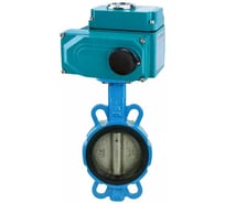 Затвор DN.ru BV-16 Ду100 Ру16, 1/4-оборотный электропривод QT2-020 220В D050-70340
