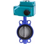 Затвор DN.ru QT450-304-EPDM-2W-Fb-H LUG Ду150 Ру16, 1/4-оборотный электропривод 220В D050-70631