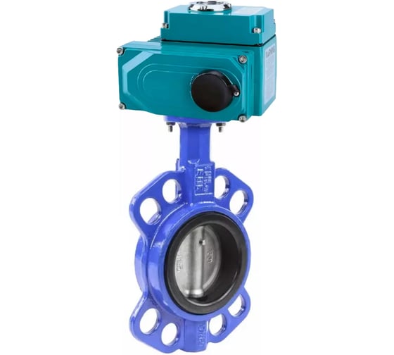 Затвор DN.ru WCB-316-NBR-2W-Fb Ду100 Ру16, 1/4-оборотный электропривод QT2-020 220В D050-70550 1