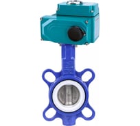 Затвор DN.ru WCB-316-PTFE-2W-Fb Ду100 Ру16, 1/4-оборотный электропривод QT2-020 220В D050-70525