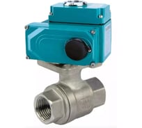 Кран шаровой DN.ru КШМП.316.230-ISO Ду10 Ру63 с электроприводом QT2-020 380В D160-60638