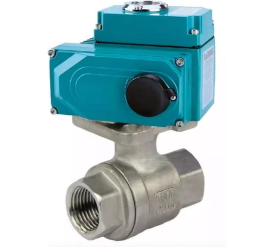 Кран шаровой DN.ru КШМП.316.230-ISO Ду20 Ру63 с электроприводом QT2-020 380В D160-60640 1