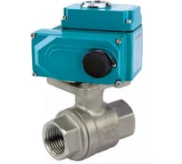 Кран шаровой DN.ru КШМП.316.230-ISO Ду40 Ру63 с электроприводом QT2-020 380В D160-60643