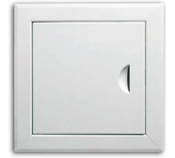 Лючок ООО ПКФ Сварком 200x200 П металлический, белый, 1 шт СанТех s027080