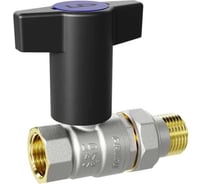 Кран шаровой латунный LD PRIDE LD Pride 47.20.В-ГШ.ТР Ду 20 Ру 40 Т-рукоятка (Red + Blue) LD 47.348.20 RB