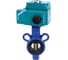 Затвор DN.ru AL-316L-EPDM Ду25 Ру16, 1/4-оборотный электропривод QT2-020 380В D050-70618 1