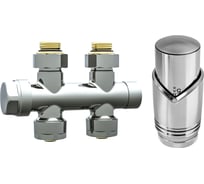 Комплект термостатический интегрированный прямой VIVALDO 1/2 хром SITRV-CR