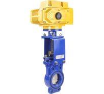 Задвижка шиберная DN.ru GGG40-SS304-NBR-2W-ISO Ду80 Ру16, электропривод MT-50 220В D040-02640