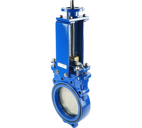 Задвижка шиберная DN.ru GGG40-SS304-NBR-2W-ISO Ду200 Ру16, голый шток, ISO-фланец D040-03174