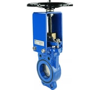 Шиберная ножевая задвижка DN.ru GGG40-SS304-NBR-2W-W ДУ80 Ру16 двухсторонняя со штурвалом D040-03192