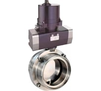 Затвор дисковый DN.ru 304-304-EPDM-2W-T-H Ду25 Ру10 электропривод 220В D050-81299