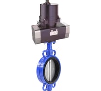 Затвор дисковый DN.ru QT450-316-EPDM-2W-Fb-H Ду150 Ру16 электропривод 220В D050-81275