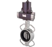 Затвор DN.ru 316-316-VITON-2W-Fb Ду65 Ру16, электропривод ЭПВП-005 220В D050-81386