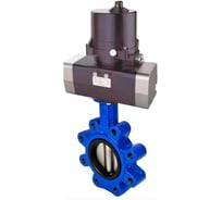 Затвор DN.ru QT450-304-EPDM-2W-Fb-H Ду125 Ру16 LUG, эл.привод ЭПВП-014 220В D050-81262