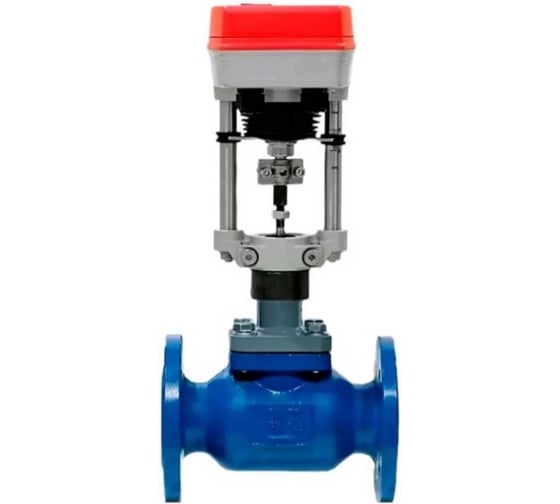 Клапан запорно-регулирующий DN.ru QT450-V-PED-F Ду150 Ру16 Kv315м3/ч,привод XCK-3000 220В D090-02931 1