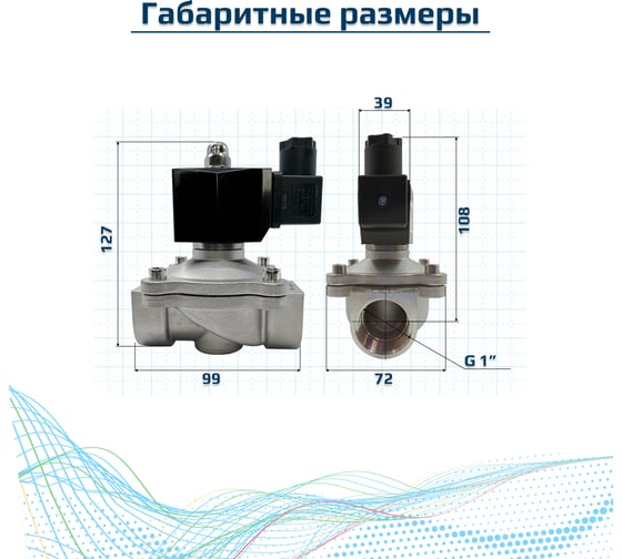 Клапан соленоидный Artorq SK25N200GN.24DC.ENERG