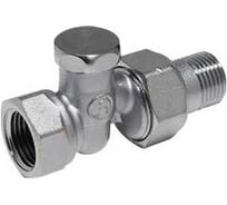 Клапан отсечной прямой Giacomini хромированный, 3/4 GIA R17DX004