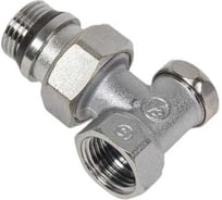 Клапан угловой отсечной Giacomini R16TG, 1/2, отвод с герметичной прокладкой, хромированный GIA R16X033