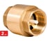 Клапан обратный пружинный SAMGRUPP 2 шт с пластиковым седлом Duyar DN20 - 3/4 SAMT-049001020-2 1
